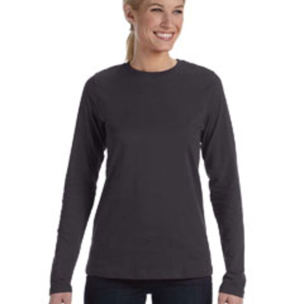 Ladies' Relaxed Jersey Long-Sleeve T-Shirt Thumbnail