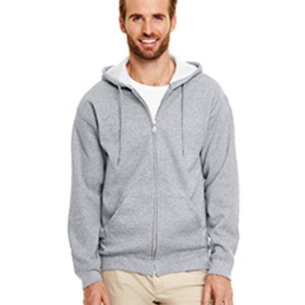 Adult Heavy Blend™ 8 oz., 50/50 Full-Zip Hooded Sweatshirt Thumbnail