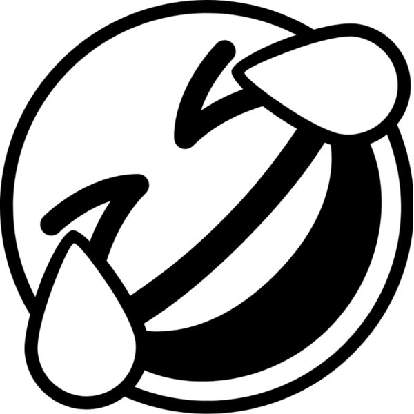 Rolling on the Floor Laughing bw Thumbnail