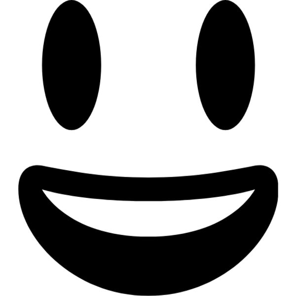 Smiling Face 1 bw Thumbnail