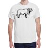 100 HEAVY COTTON SHIRTS WITH 1 COLOR PRINT Thumbnail