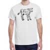 100 HEAVY COTTON SHIRTS WITH 1 COLOR PRINT Thumbnail