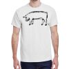 100 HEAVY COTTON SHIRTS WITH 1 COLOR PRINT Thumbnail
