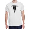 100 HEAVY COTTON SHIRTS WITH 1 COLOR PRINT Thumbnail