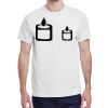 100 HEAVY COTTON SHIRTS WITH 1 COLOR PRINT Thumbnail