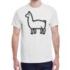 100 HEAVY COTTON SHIRTS WITH 1 COLOR PRINT Thumbnail