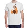100 HEAVY COTTON SHIRTS WITH 1 COLOR PRINT Thumbnail