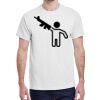 100 HEAVY COTTON SHIRTS WITH 1 COLOR PRINT Thumbnail