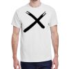 100 HEAVY COTTON SHIRTS WITH 1 COLOR PRINT Thumbnail